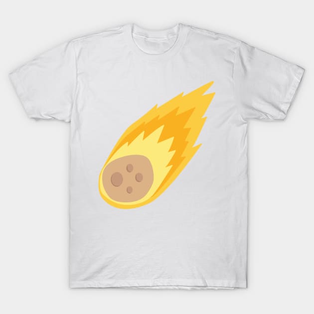 Space Comet Flying object T-Shirt by Cute Tees Kawaii